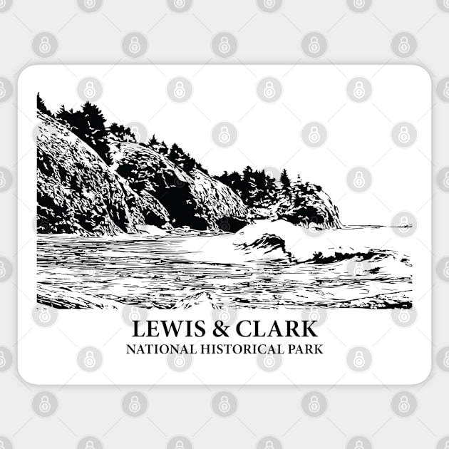 Lewis & Clark National Historical Park Sticker by Lakeric